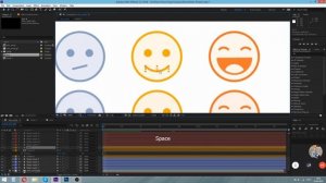 Анимируем смайлики в After Effects | уроки для новичков