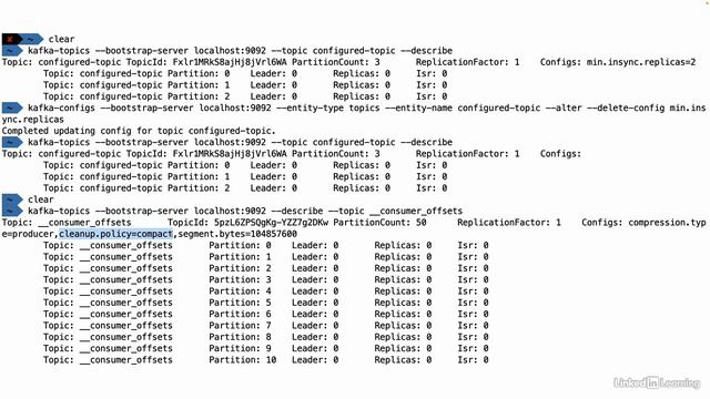 13.3_Log cleanup policies - Advanced Topics Configurations смотреть онлайн
