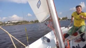Парусная тренировка швертбот Argie 15 (Ласточка) на Амуре Хабаровск