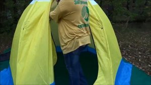 Трехслойная зимняя палатка Стэк ELITE 4