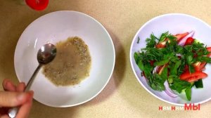 Тайский салат из огурцов и помидоров (Ям Тэнг Куа)