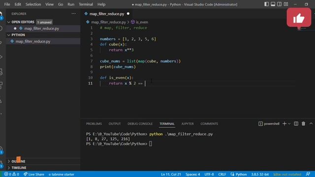 Learn these basics in python | filter in python #python #pythonprogramming @CodeasByteS