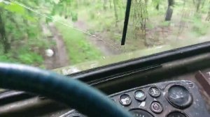 На ГАЗоне-66 за дровами в дождь! On a GAZ-66 truck for firewood in the rain