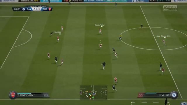 Товарищеская игра 08.04.16(ответная) Belarus - Russia 1-4 смотреть онлайн