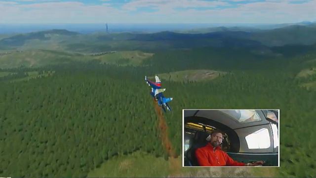 Подарок на день рождения. Полёт на симуляторе Су-27 смотреть онлайн