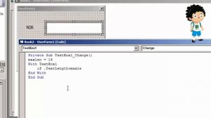 TEXT LENGTH | Coding Membatasi Jumlah Karakter pada Textbox