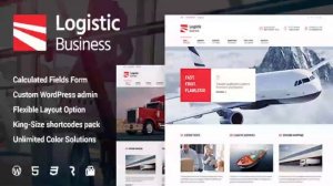 Logistic Business - Transport & Trucking Logistics WordPress Theme | Themeforest Website Templates