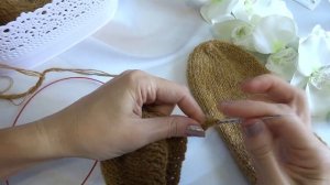 Следки мужские спицами _ Без шва _ С удобной посадкой _ Вязание для начинающих