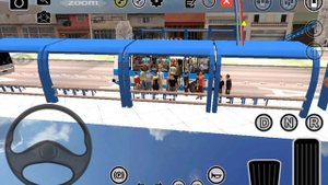 Играю за автобус ПАЗ 3205Р в протон бас симулятор урбано.