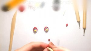 МК: Декор наушников пластикой! Angry Birds! // DIY: Polymer Clay Headphones decor