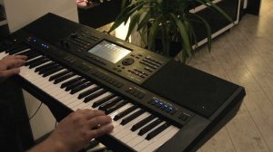 A toi Joe Dassin  Кавер на синтезаторе Yamaha psr-sx700