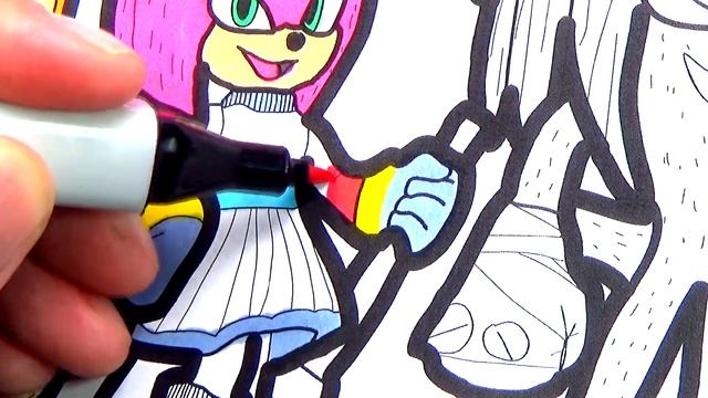 Sonic 2 Brave Friends Coloring pages смотреть онлайн