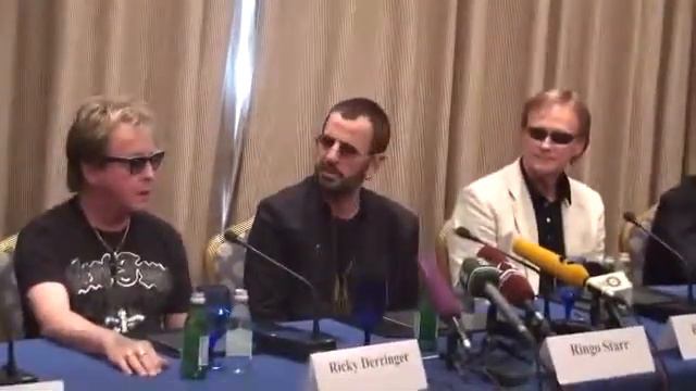 Ringo Starr  Ринго Старр прессконференция в Москве / Press Conference Moscow, Russia 05 06 2011