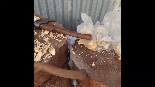 Про углы заточки топоров. смотреть онлайн