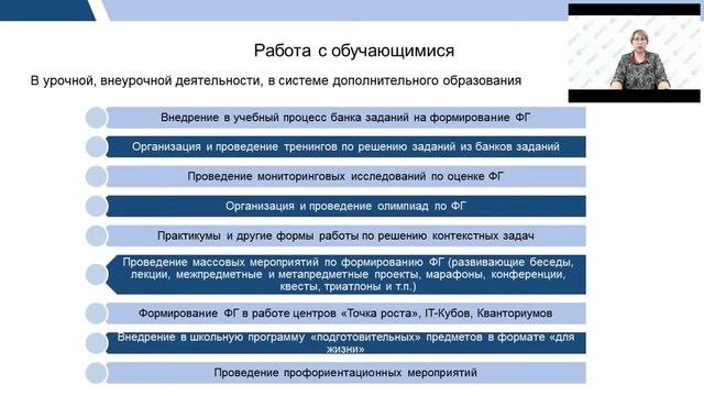 Деятельность управленческой команды образовательной организации по формированию функц. грамотности