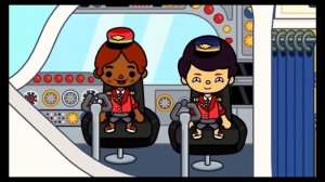 РОДИЛА ГИГАНТСКОГО РЕБЕНКА в САМОЛЁТЕ!!! ?? Озвучка Тока Бока Toca Life World