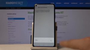 Huawei Nova 5t — Как сбросить настройки