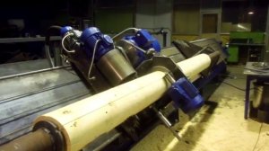 Чашкорез на оцилиндровочном станке ДОС-300 КАЛИБР