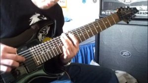 Meshuggah - Demiurge (Koloss) 8 string guitar cover