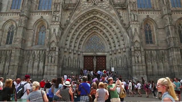 Interactive guide of Barcelona Cathedral (Spain) - Welcome video смотреть онлайн