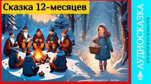 12 месяцев | аудиосказки | народные сказки | детские сказки онлайн | сказка | мультик |