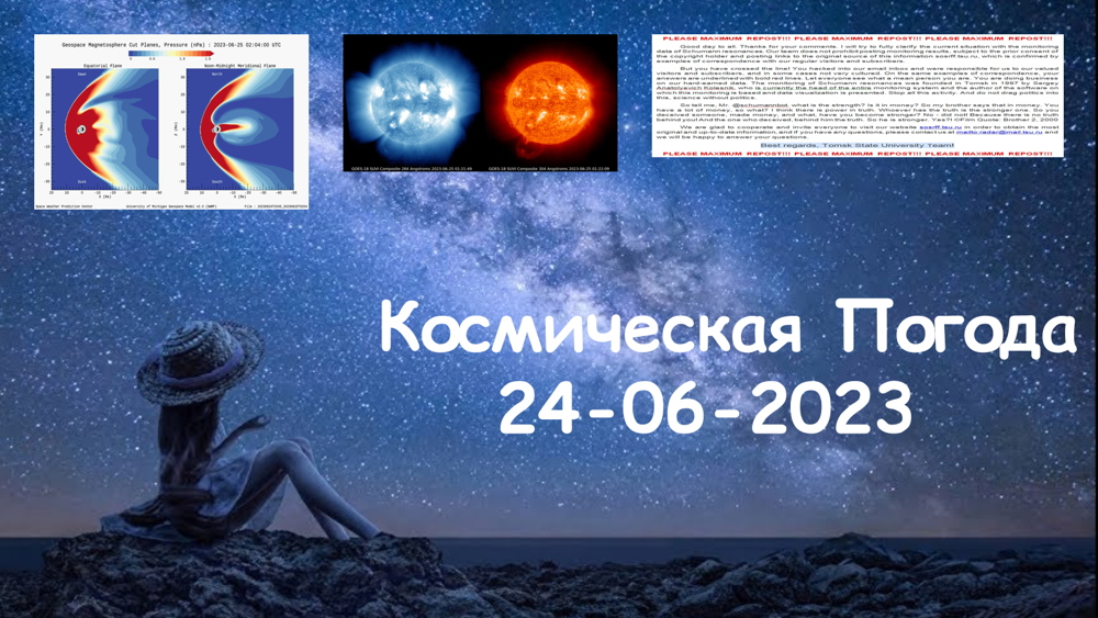 Прогноз погоды на 23 июня 2025. Космическая погода. погода в космосе. фиан космическая погода. штормы космической погоды.
