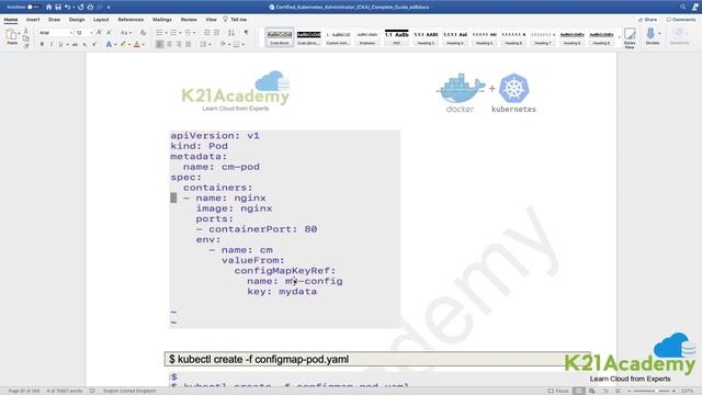 Kubernetes ConfigMap | Drawbacks & Solutions in Docker and Kubernetes | K21academy