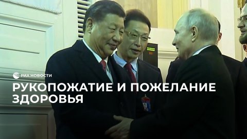 Путин и Си Цзиньпин попрощались перед отъездом лидера КНР