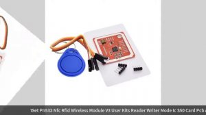 1Set Pn532 Nfc Rfid Wireless Module V3 User Kits Reader Writer Mode Ic S50 Card Pcb Attenna I2C I..