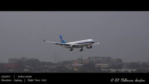 30 MINUTES of WET WEATHER Plane Spotting at SYDNEY AIRPORT Australia [SYD/YSSY]