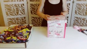 Коробочка - раскрывашка со сладостями #своимируками