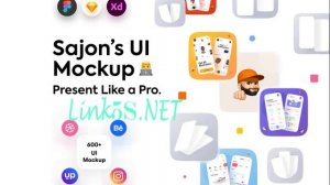 Share UI Mockup Kit of Sajon