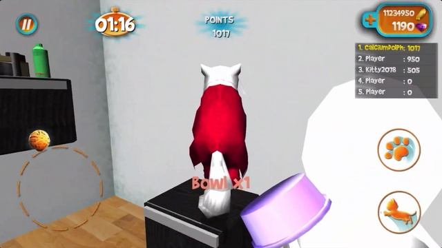 Grumpy Cat vs Santa Cat - Cat Simulator 2015 Gameplay Contra Cat Sim смотреть онлайн