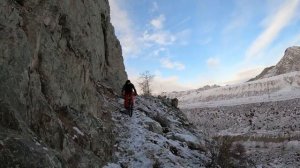 На велосипеде по тропе смерти Горный Алтай в ноябре
