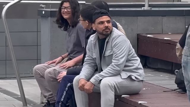 Sitting between a group of strangers prank | joker pranks latest смотреть онлайн