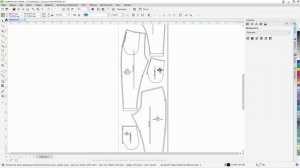 CorelDRAW - работа с лекалами одежды