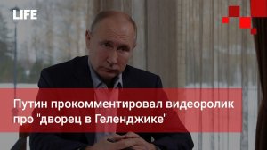 Путин прокомментировал видеоролик про "дворец в Геленджике"