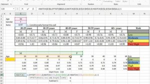 Excel - Risk Factor / 3 Way Lookup - Episode 1742