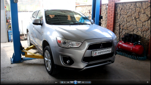 Замена задней левой ступицы на Mitsubishi Outlander Sport 2,0 Мицубиси Аутлендер 2014