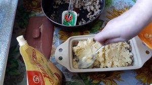 Картофельная запеканка с солеными грибами