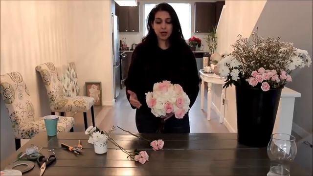 How to Make a Rose and Hydrangea Bridal Bouquet смотреть онлайн