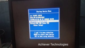 Lenovo think center boot menu