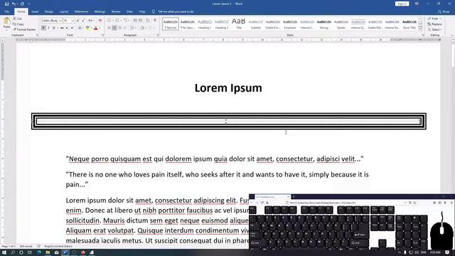 Microsoft Word Tutorial Dasar 28, Cara Membuat Border Bagian 4 - Garis Lurus Horizontal смотреть онлайн