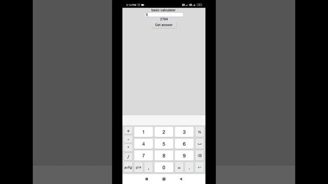 simple calculator/basic calculator in pydroid 3 app by MVM Records #pydroid3 #MVMRecords