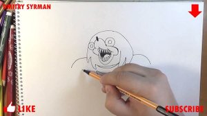 How to draw Ugandan Knukcles EXE, Как нарисовать Уганда Наклз Экзэ