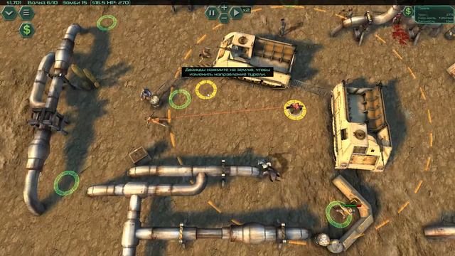 Zombie Defense на русском (02) Продолжаем знакомиться с игрой смотреть онлайн