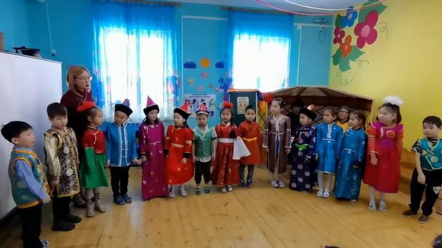 Утренник "Сагаалган-2022" МБДОУ д/с ""Булжамуур. 21.02.2022 г. смотреть онлайн