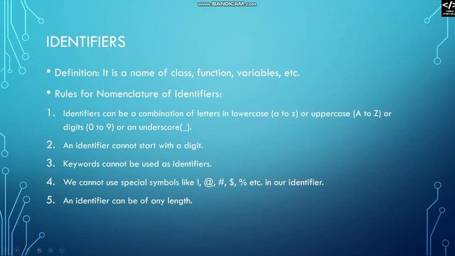 Python Tutorials for Beginners #Part 2 - Keywords, Identifiers, Indentation & Comments