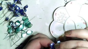 Цветы из витраль: мастер-класс