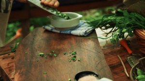 Outdoor Fire Cooking 4k 🐟  Fish & Chips -  Homegrown Tilapia